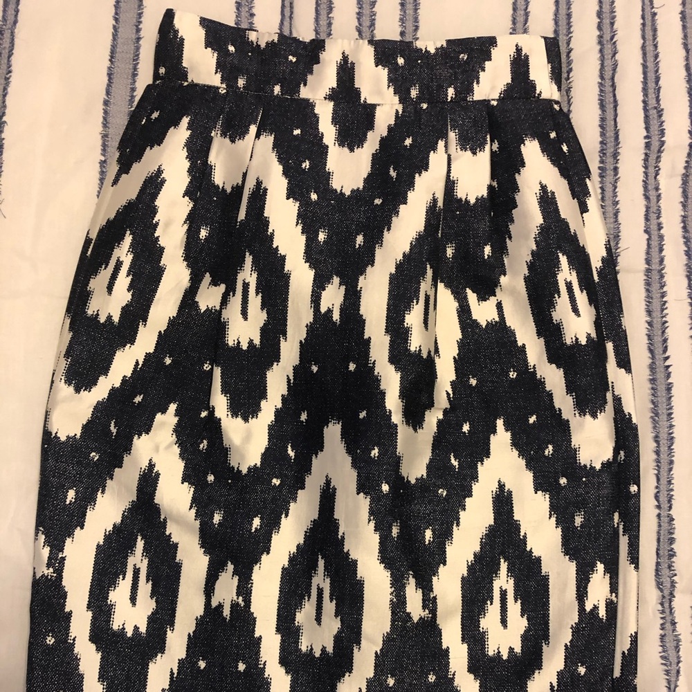 J.Crew High Waisted Pencil Skirt - Ikat